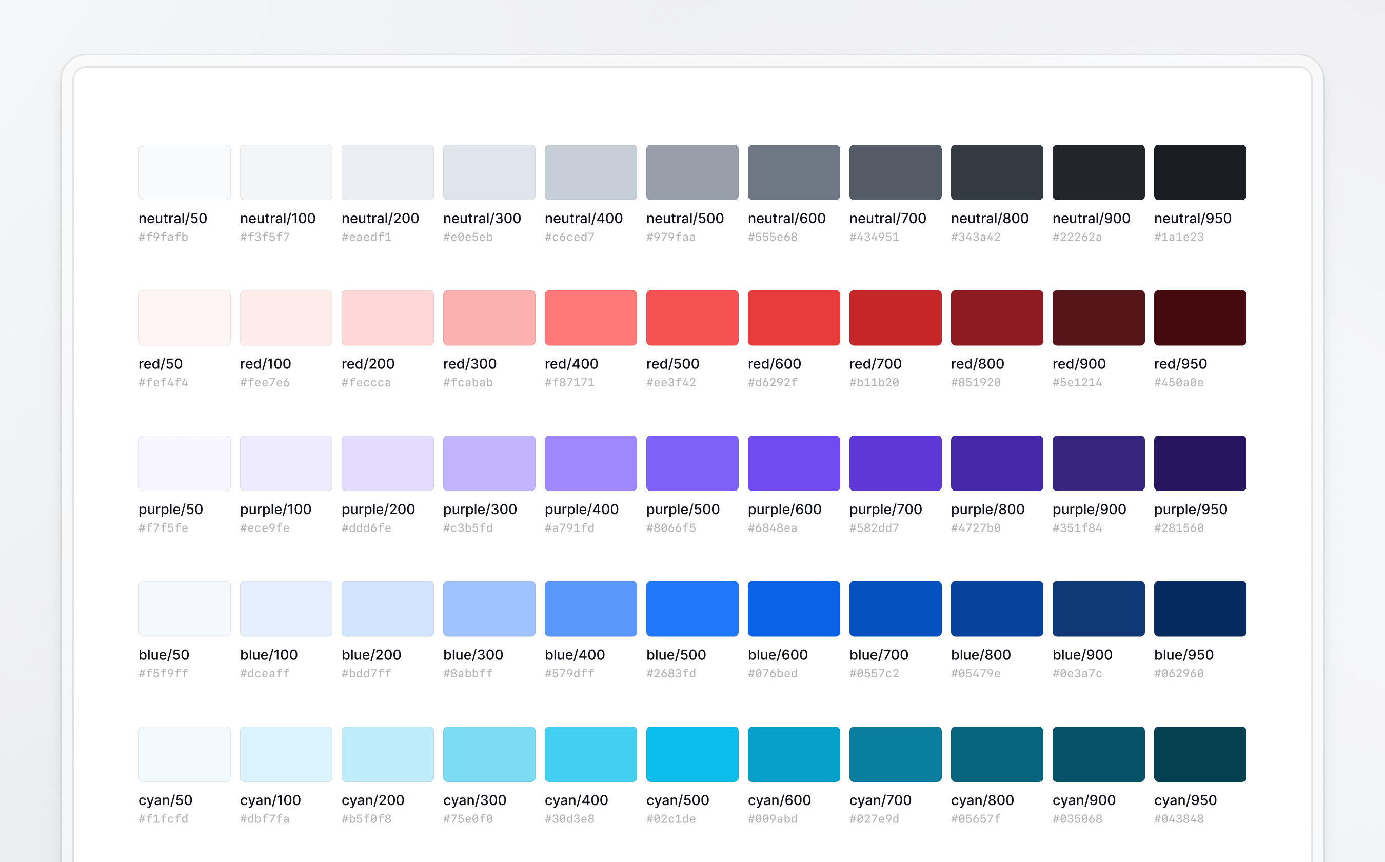 Foundation Color token
